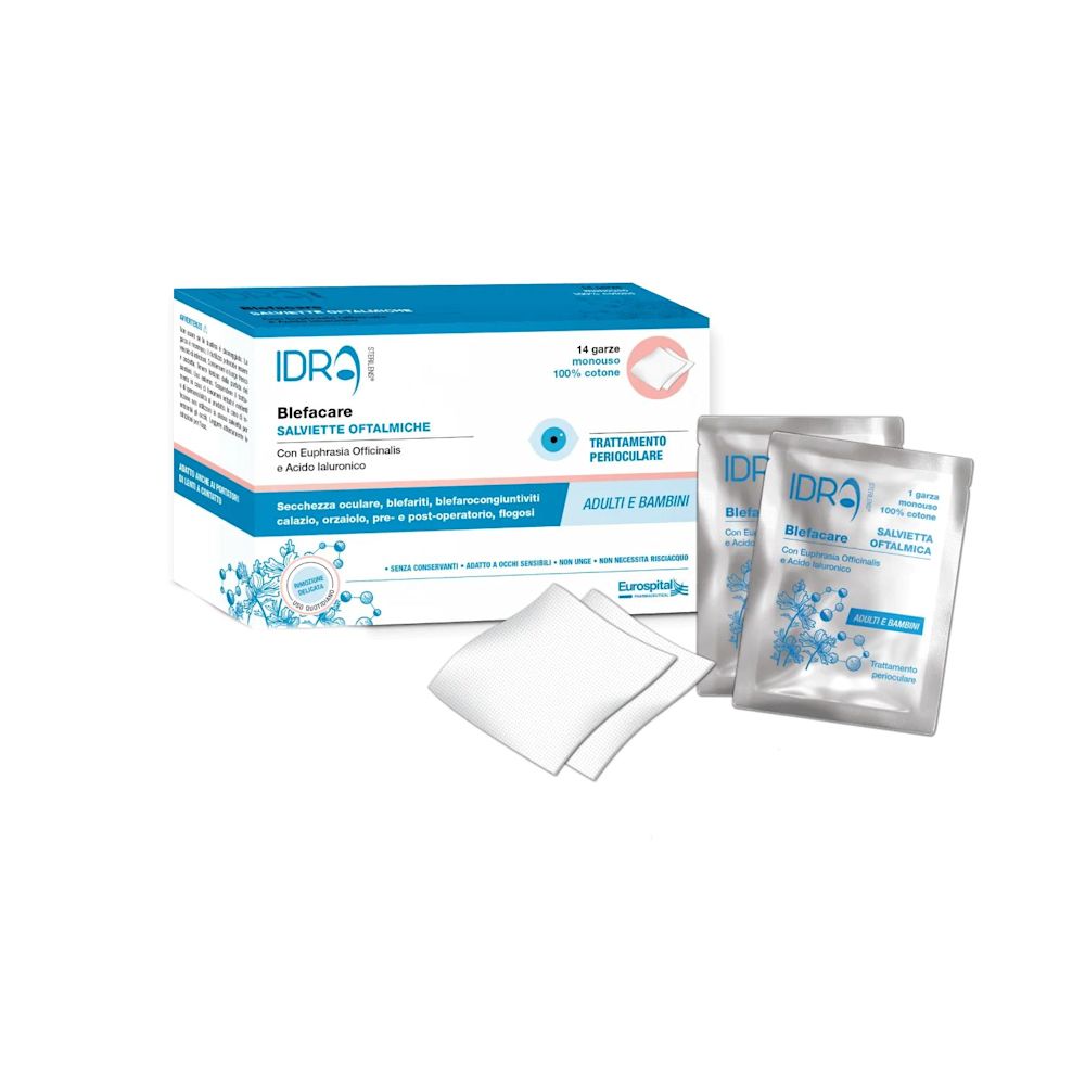 983372537 - Idra Blefacare Salviette Oftalmiche con Acido Ialuronico 14 garze - 4739711_1.jpg