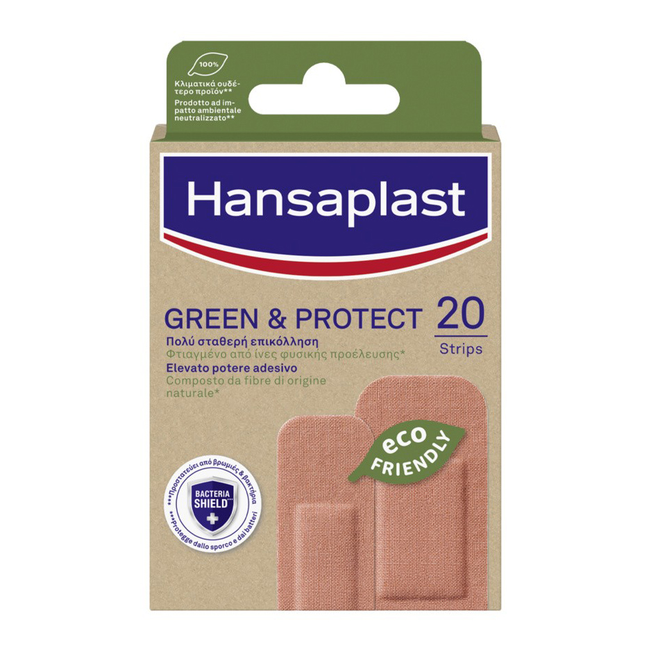 image - 983664475 - CEROTTO HANSAPLAST GREEN&PROTECT 20 PEZZI ASSORTITI - 4739957_1.jpg
