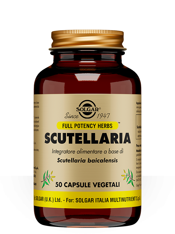 Solgar Scutellaria Integratore Pelle 50 Vegicaps