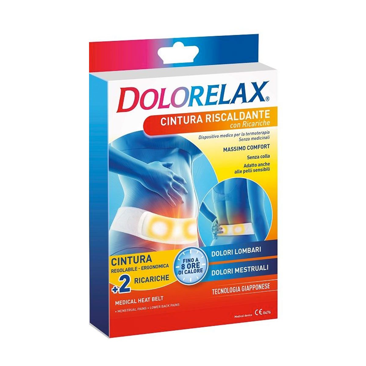 Dolorelax Fascia Lombare Riscaldante Dolori Muscolari 1 Pezzo