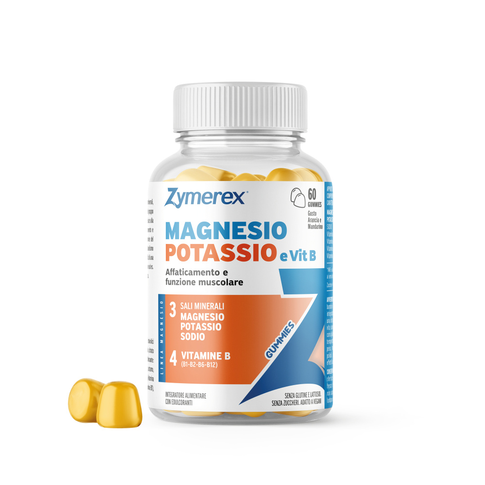 Zymerex Magnesio Potassio E Vitamine B Integratore Contro Affaticamento 60 Gummies