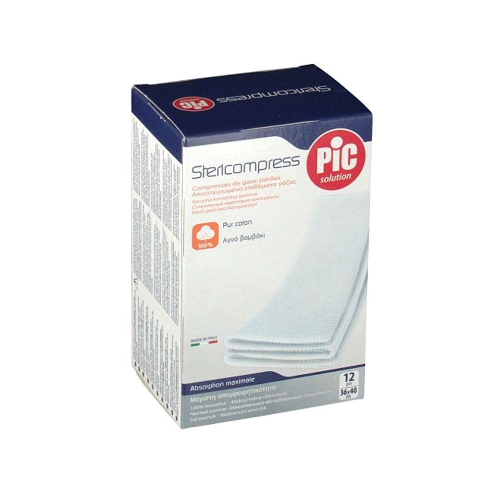 911147561 - Pic Stericompress Compresse Garze sterili 36x40cm 12 pezzi - 7808718_2.jpg