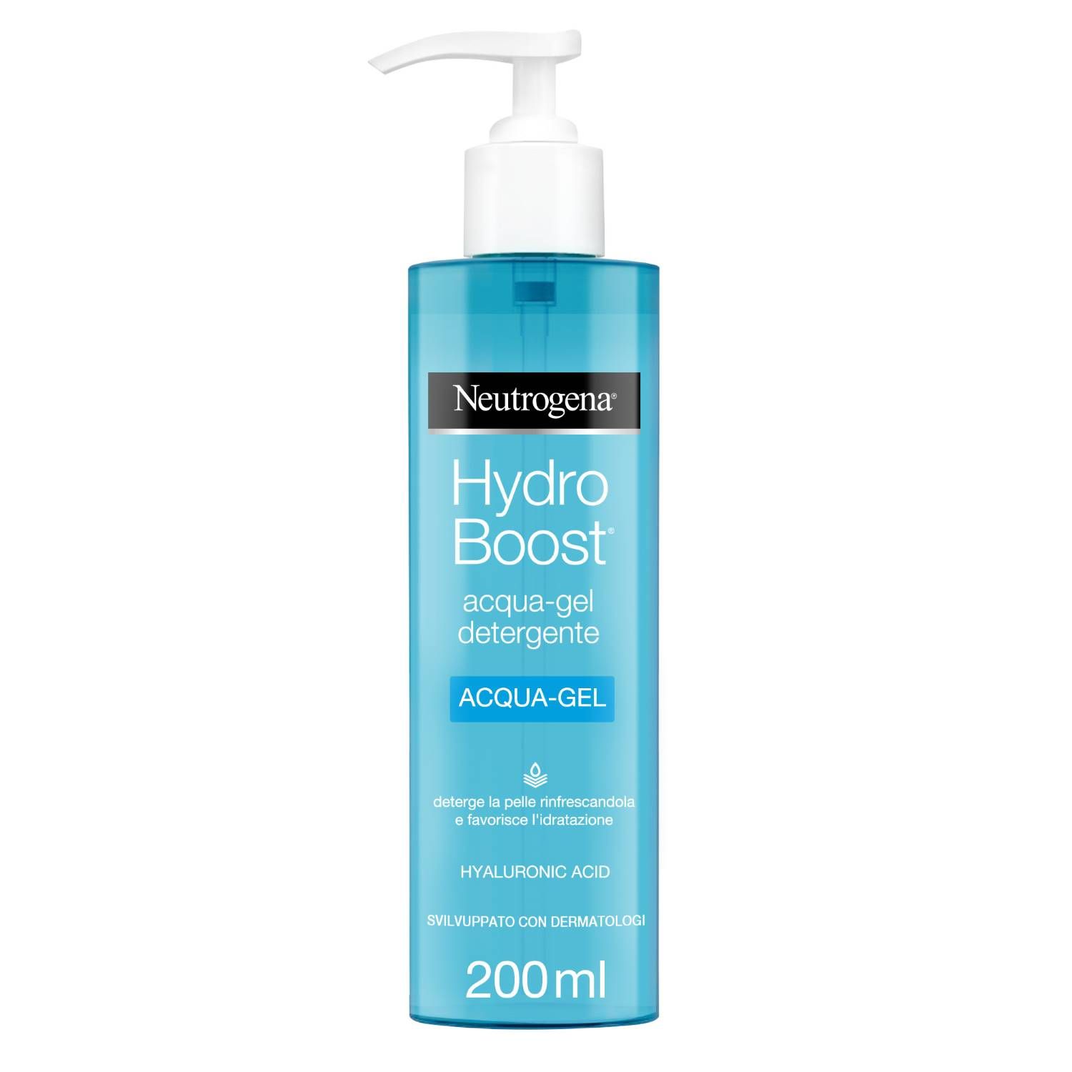 Neutrogena Hydro Boost Acqua Gel detersione Viso idratazione Struccante 200ml