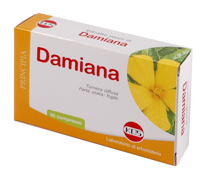 Damiana Estratto Secco Integratore Tonificante 60 Compresse