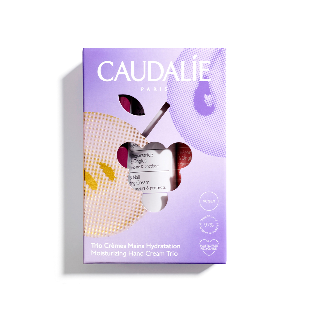 Caudalie Cofanetto 2023 Trio Crema idratazione mani Idratazione