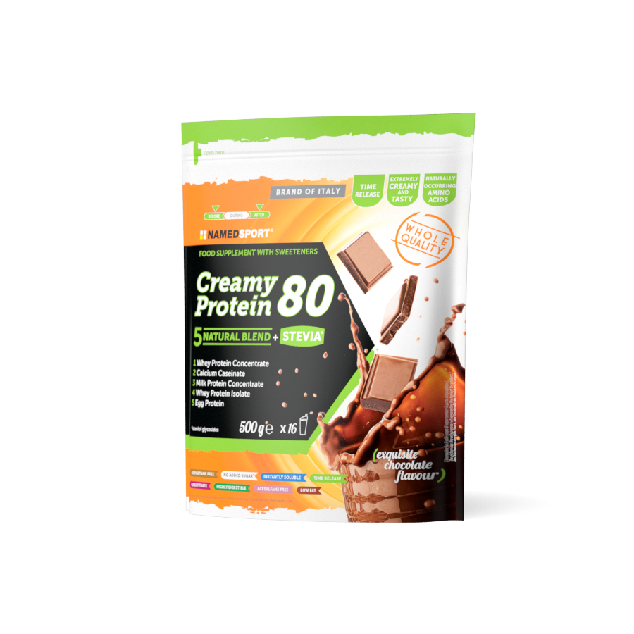 Named Sport Creamy Protein 80 Gusto Exquisite Cioccolato 500g