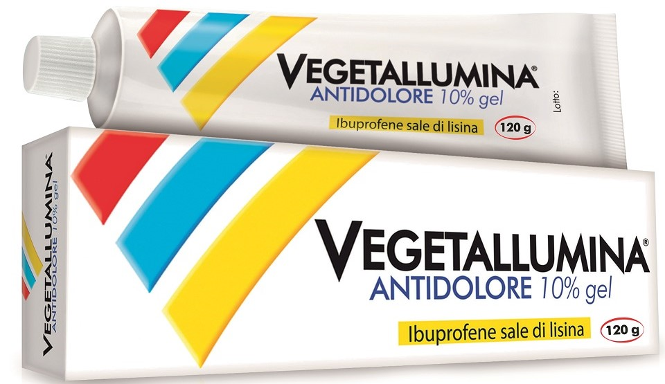 Vegetallumina Antidolorifico 10% Gel 120g