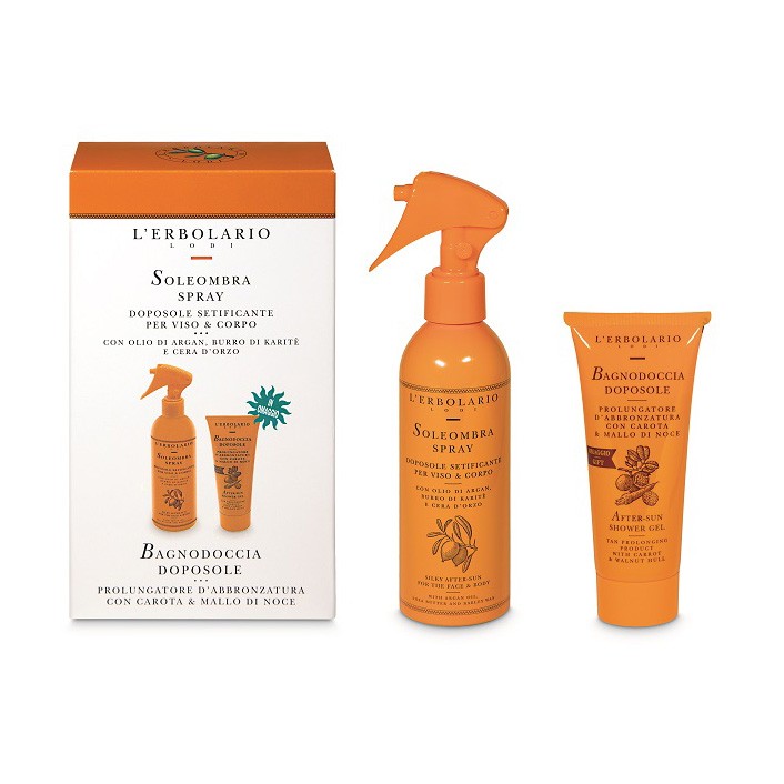 image - 990014957 - Soleombra Spray è un doposole setificante che rinfresca e idrata la pelle dopo l'esposizione al sole, mentre il Bagnodoccia Doposole prolunga l'abbronzatura con detergenti delicati. - 4877089_2.jpg