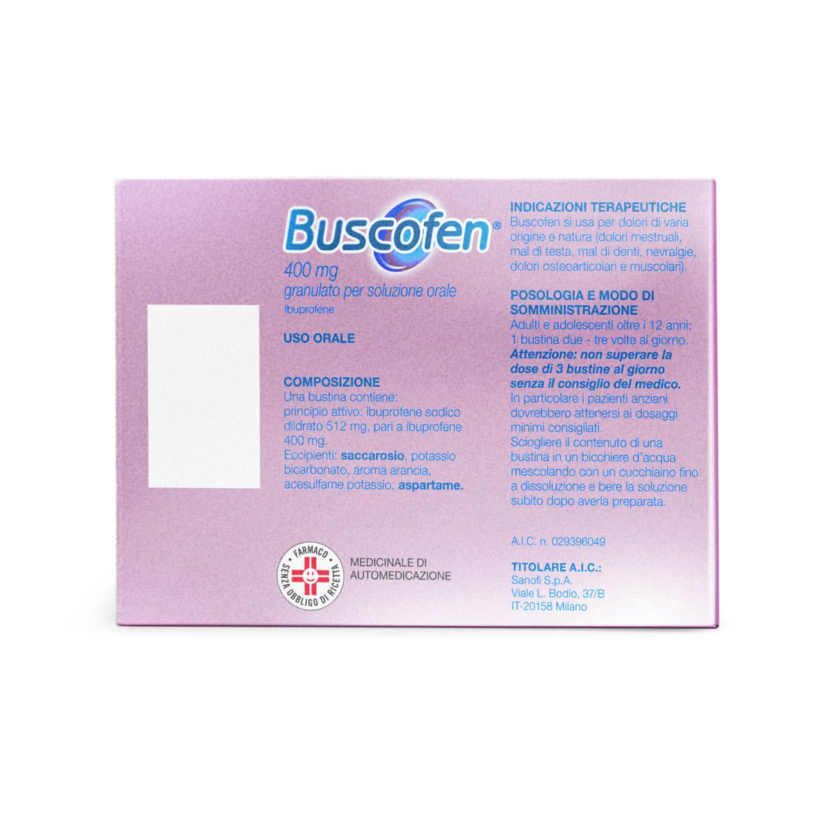 029396049 - Buscofen Ibuprofene 400mg 10 bustine soluzione orale - 7856770_4.jpg