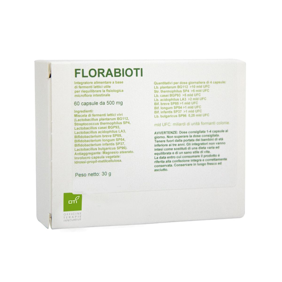 Florabioti Integratore Fermenti Lattici 60 Capsule