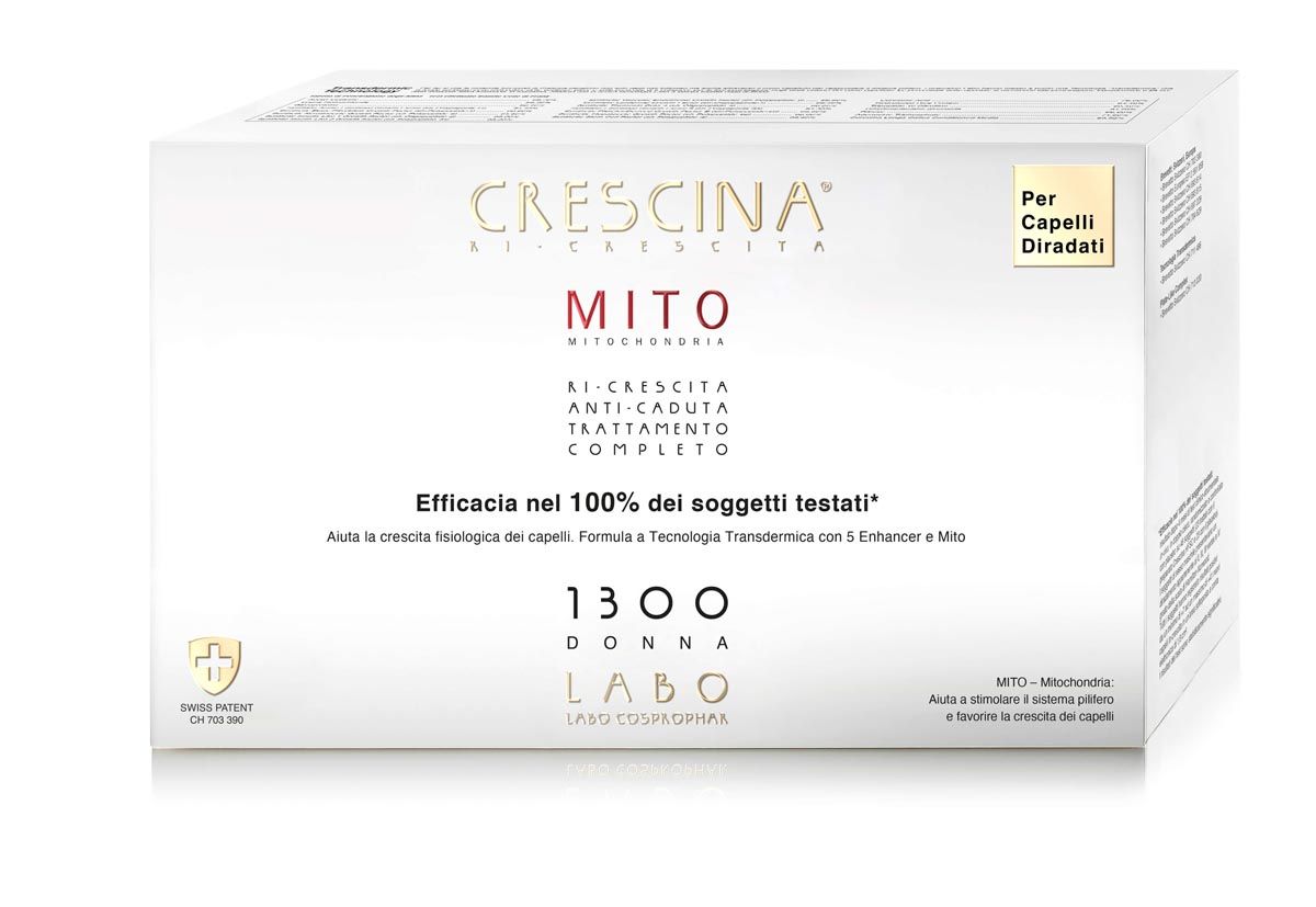 Crescina Mito Ri-crescita Capelli Donna 1300 20+20 Fiale