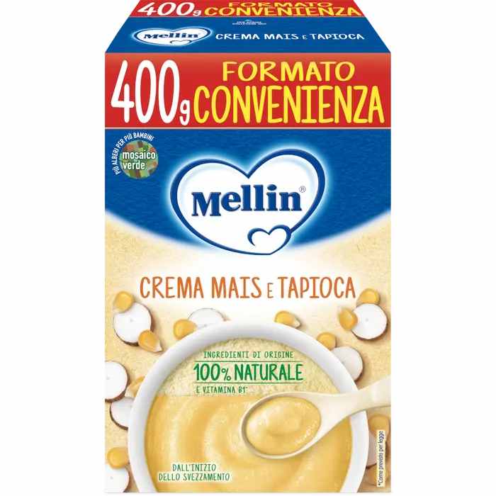 Mellin Crema Mais E Tapioca 400g