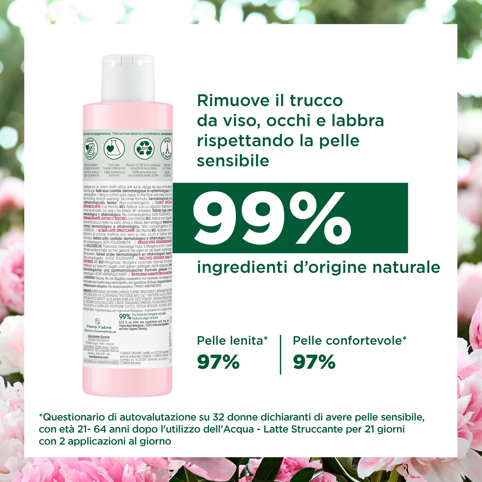 image - 983592472 - KLORANE LATTE STRUCCANTE PEONIA BIO 200 ML - 4739941_2.jpg