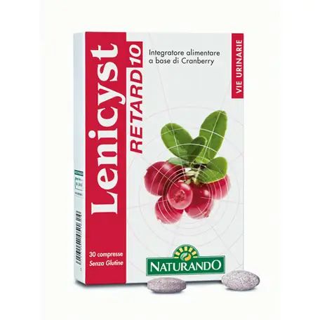 Naturando Lenicyst Retard 10 Integratore Cranberry 30 Compresse