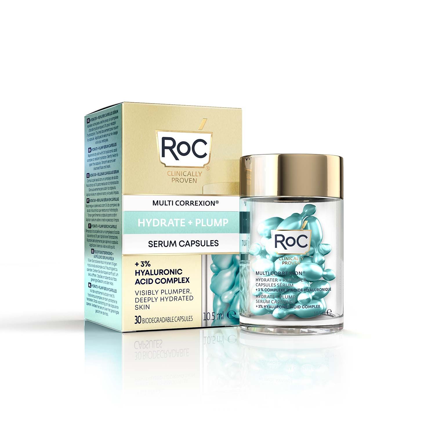 image - 986624815 - ROC KIT SJP CONTENENTE ROC MC HYDRATE+PLUM SIERO CAPSULE + ROC MC HYDRATE+ PLUMP CREMA SPF30 50 ML + POCHETTE IN OMAGGIO - 4743202_3.jpg