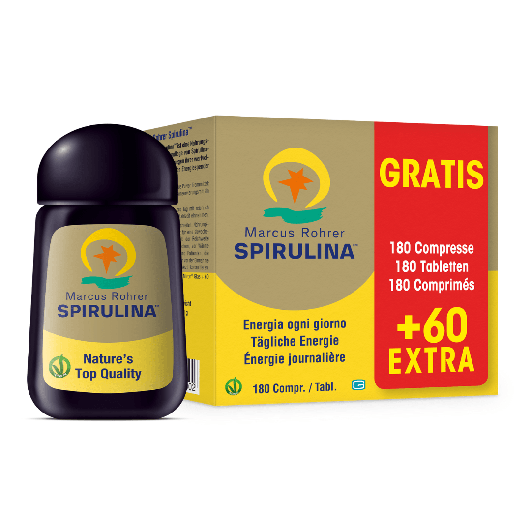 Spirulina Marcus Rohrer Integratore multivitamine 180 Compresse