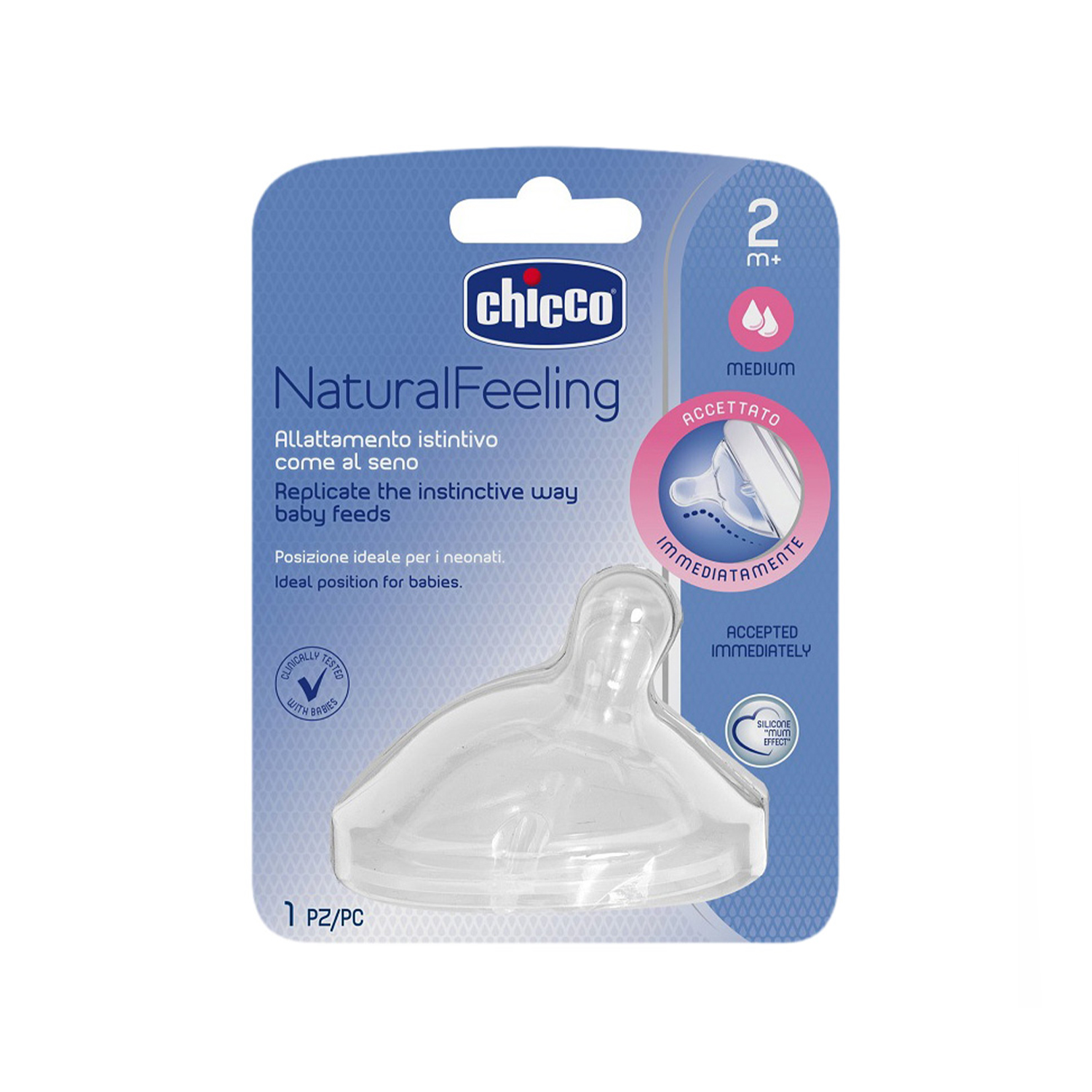 image - 924741150 - Tettarella in silicone extra morbido con valvola anticolica, ideale per i primi mesi di vita, per una poppata serena e naturale. - 4703841_2.jpg