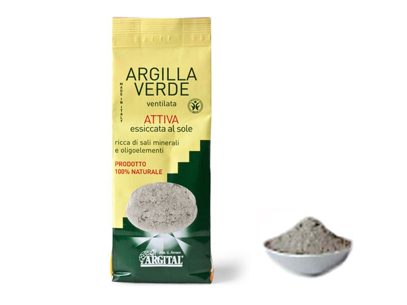 Argilla Verde Ventilata Attiva 500 Grammi