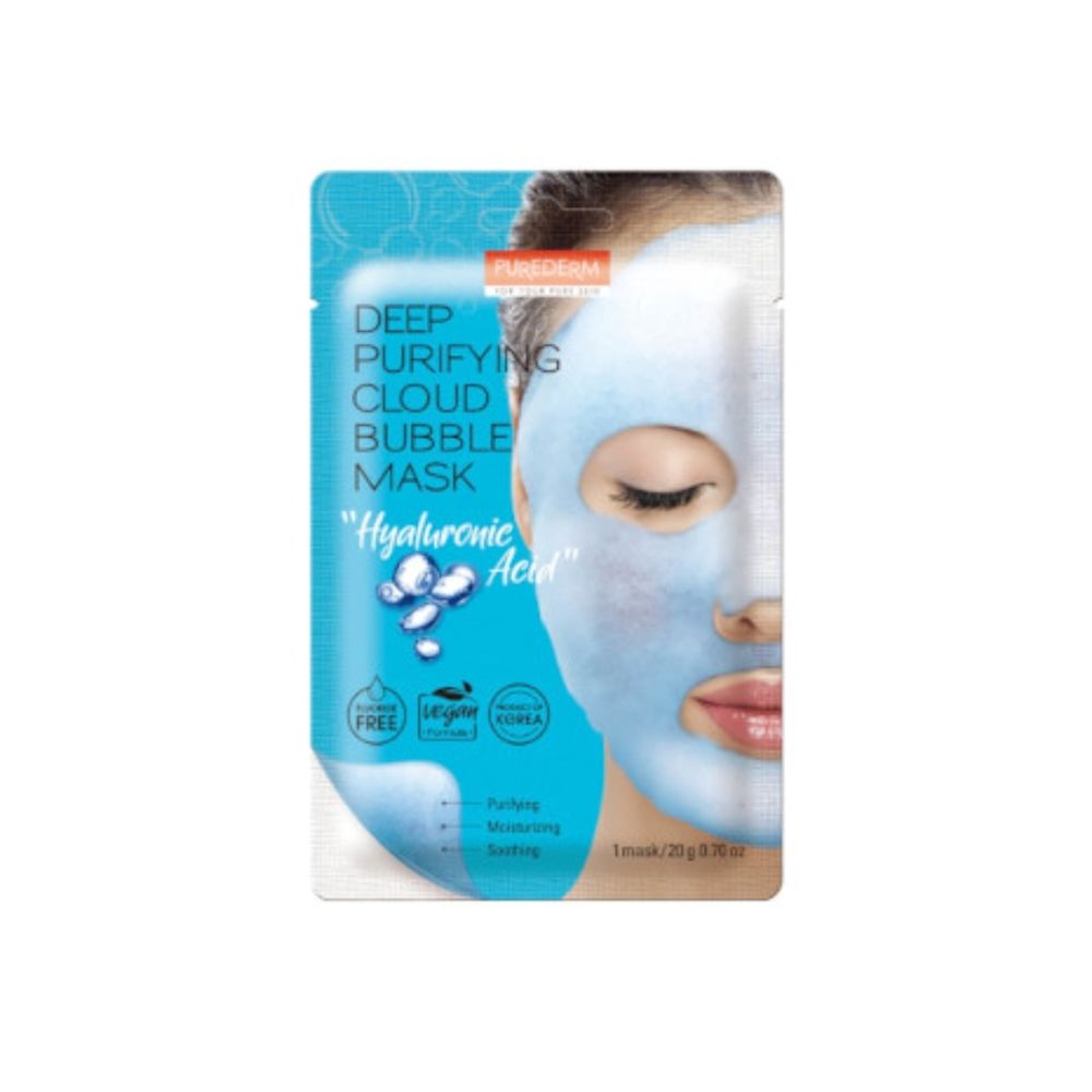 image - 951362223 - Maschera purificante bubble monouso con acido ialuronico formulata per detergere la pelle e donare idratazione e freschezza al viso. - 4852846_1.jpg
