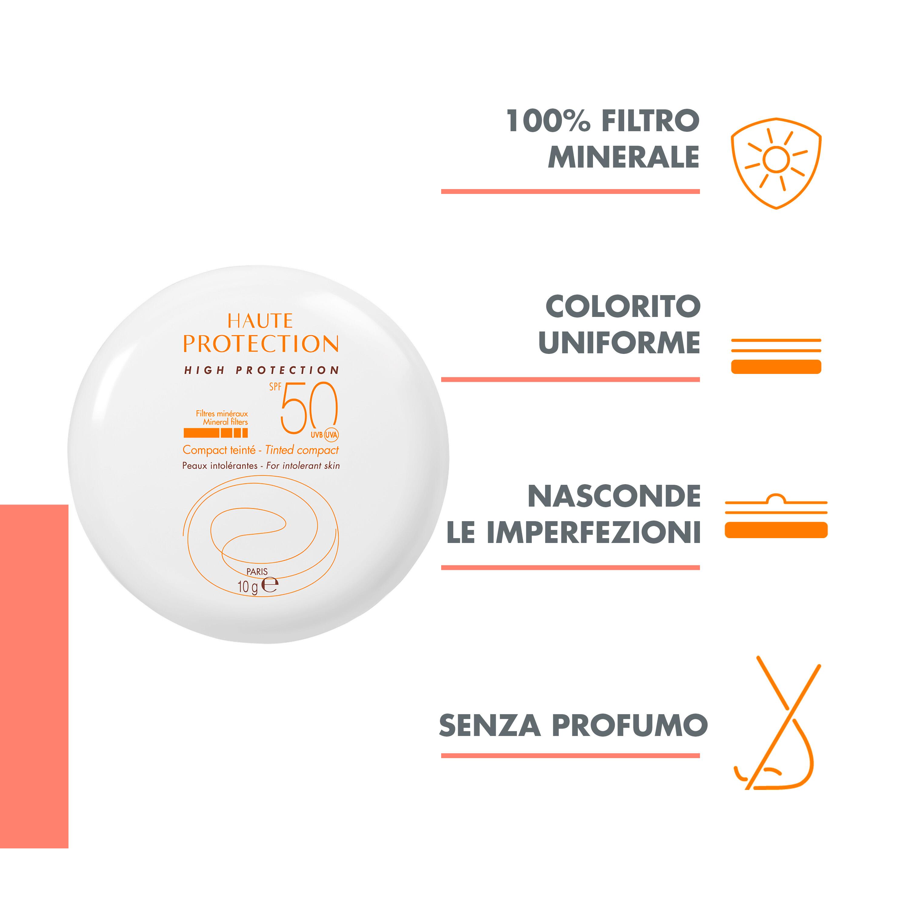 image - 935531564 - Compatto colorato offre alta protezione solare Spf50 per la pelle intollerante o fragile del viso. Senza filtri chimici e resistente all'acqua, dona un colorito uniforme e nasconde le imperfezioni. - 7882195_3.jpg