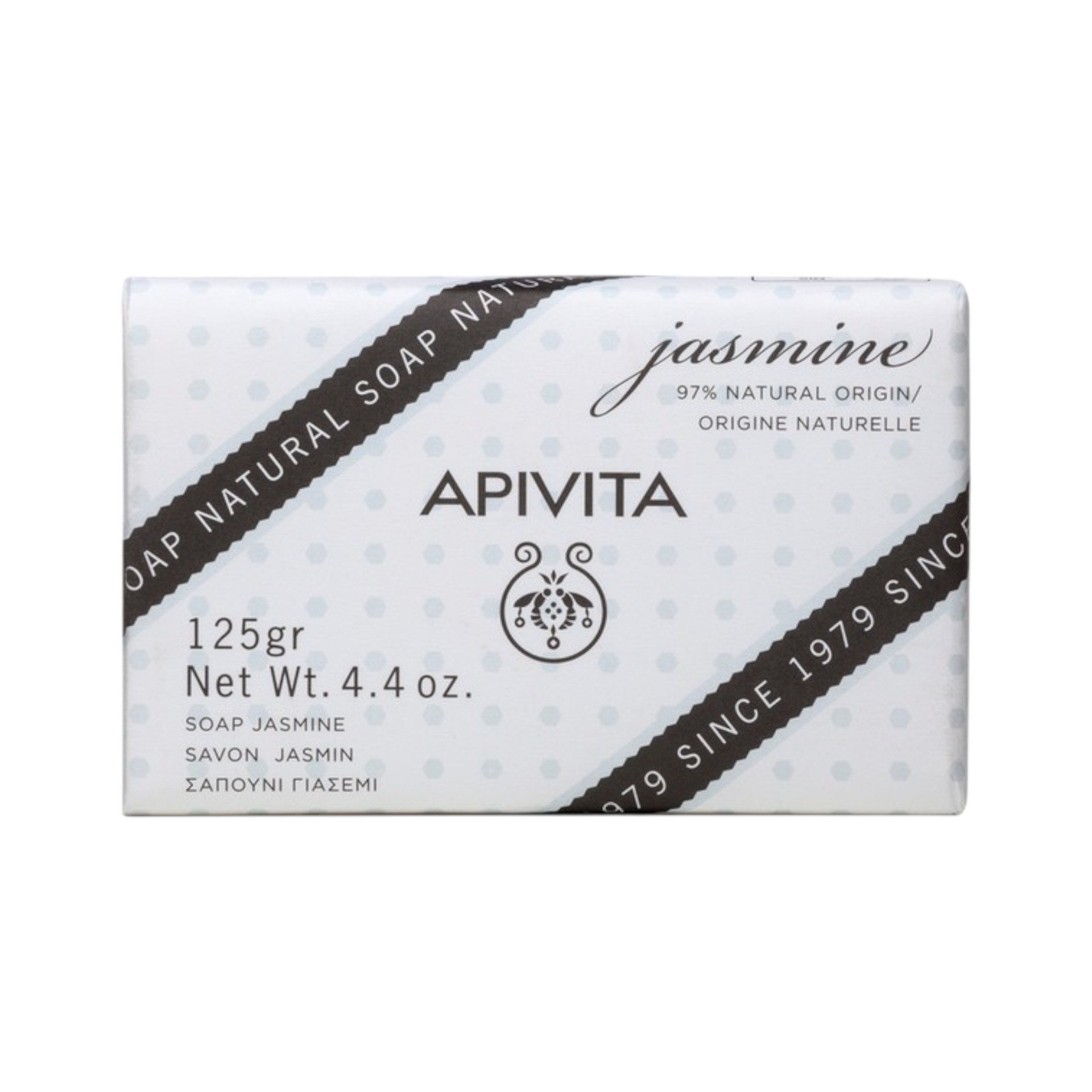 Apivita Natural Soap Sapone Solido Gelsomino 125g