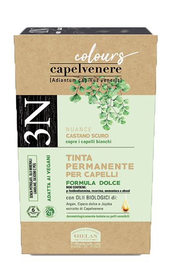 Helan Capelvenere Colours Tinta Capelli Permanente 3n Castano Scuro