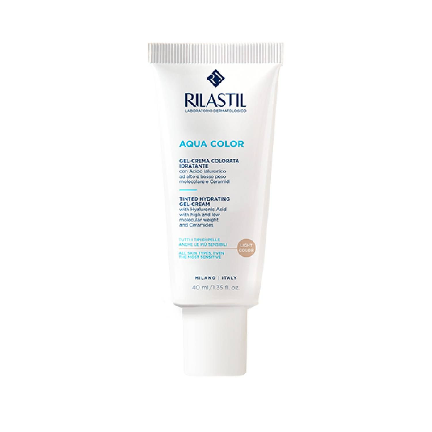 Rilastil Aqua Color Gel crema Colorata Idratante Medium 40ml