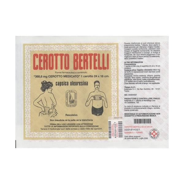 Cerotto Bertelli Grande 16 X 24 Cm