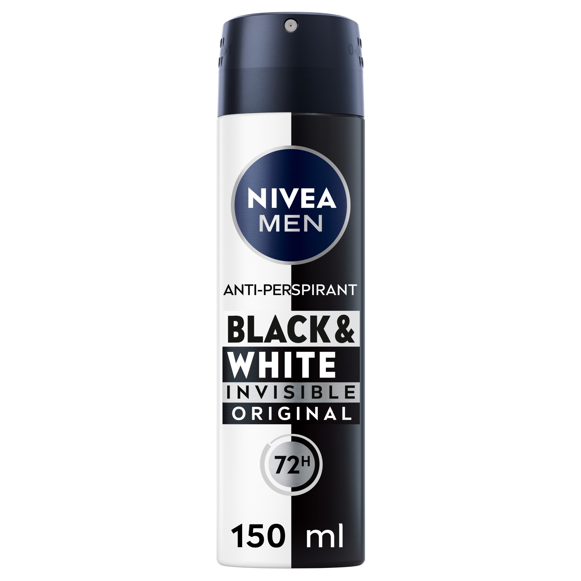 Nivea Black E White Invisible Original Deodorante Spray Uomo 150ml