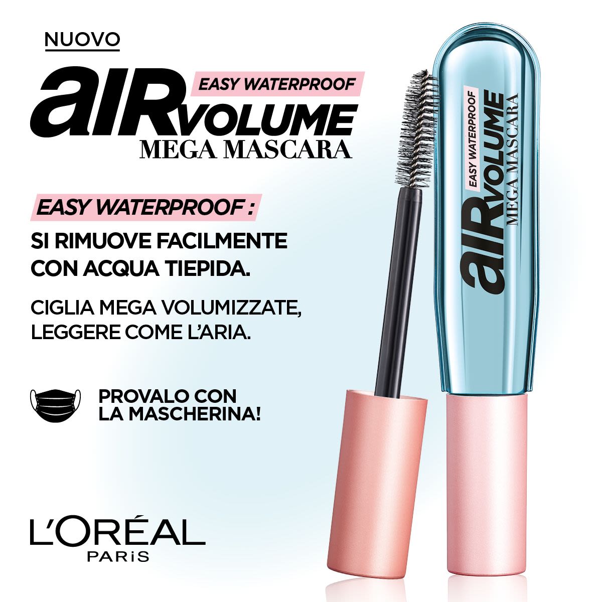 image - 982773071 - L'Oreal Air Mascara Mega Volume Easy waterproof nero - 4739016_2.jpg