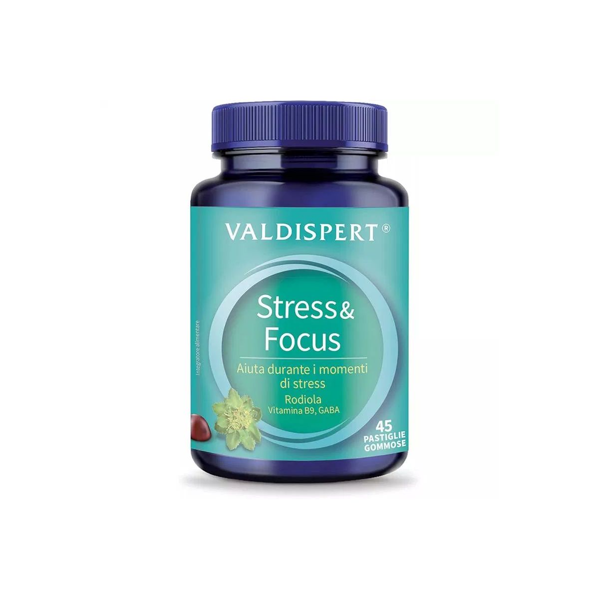 Valdispert Stress E Focus Integratore Controllo Stress 45 Pastiglie Gommose