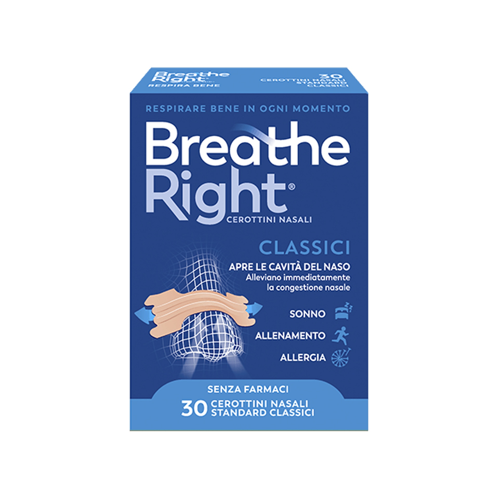 image - 982483556 - CEROTTI NASALI BREATHE RIGHT CLASSICI 30 PEZZI - 4738550_1.jpg