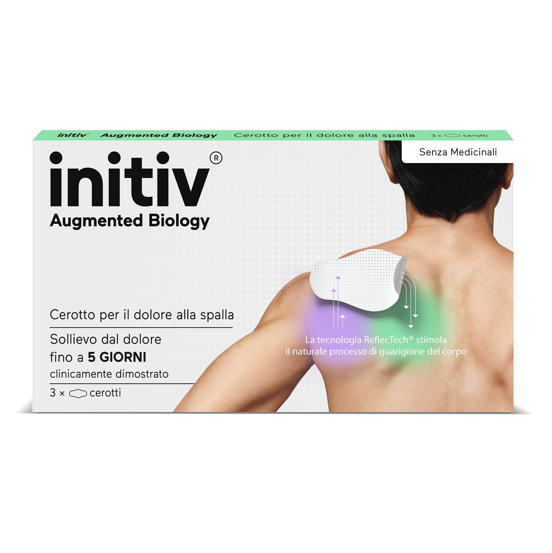 Initiv Cerotti Spalla Dolori Muscolari Da Lievi A Moderati Senza Medicinali 3 Cerotti