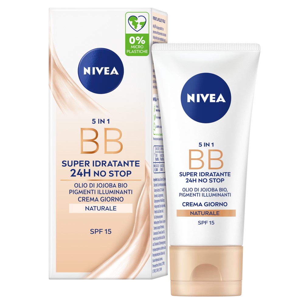 Nivea 5 In 1 Bb Cream Super Idratante 24h No Stop Naturale 50ml