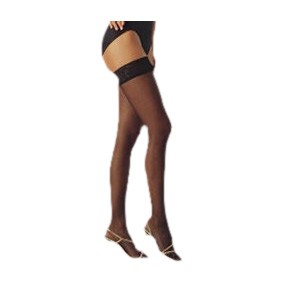 image - 902326634 - Calza autoreggente da 140 denari con maglia rete, balza in pizzo di 8 cm e bordo siliconato antiscivolamento, indicata per migliorare la circolazione sanguigna nelle gambe. - 4874809_2.jpg