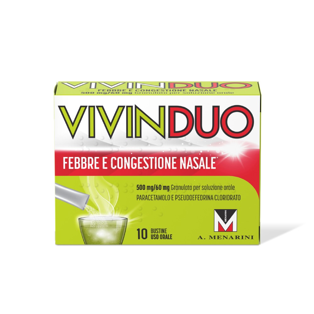 image - 044921029 - VIVINDUO FEBBRE E CONGESTIONE NASALE*orale 10 bustine 500 mg + 60 mg - 7891287_3.jpg