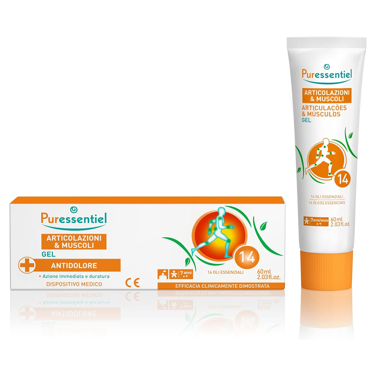 Puressentiel Articolazioni Gel 14 Oli Essenziali 60ml