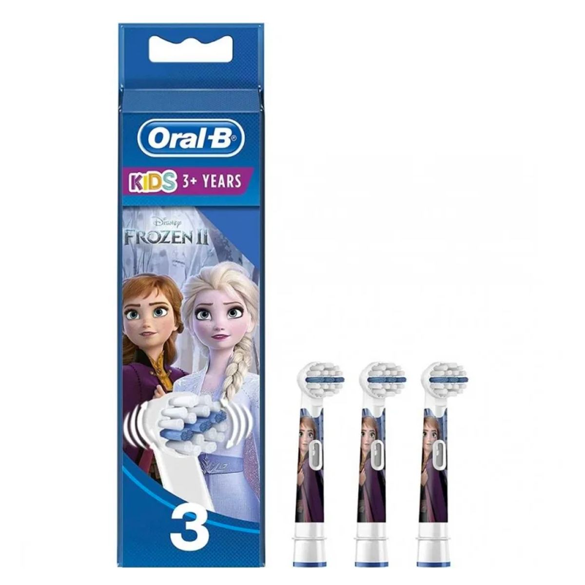 Oral-b Kids 3+ Frozen Testine Per Spazzolino Elettrico 3 Pezzi