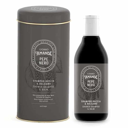 image - 944932692 - UOMO BOITE SHAMPOO + BALSAMO PEPE NERO 250 ML - 4749040_1.jpg