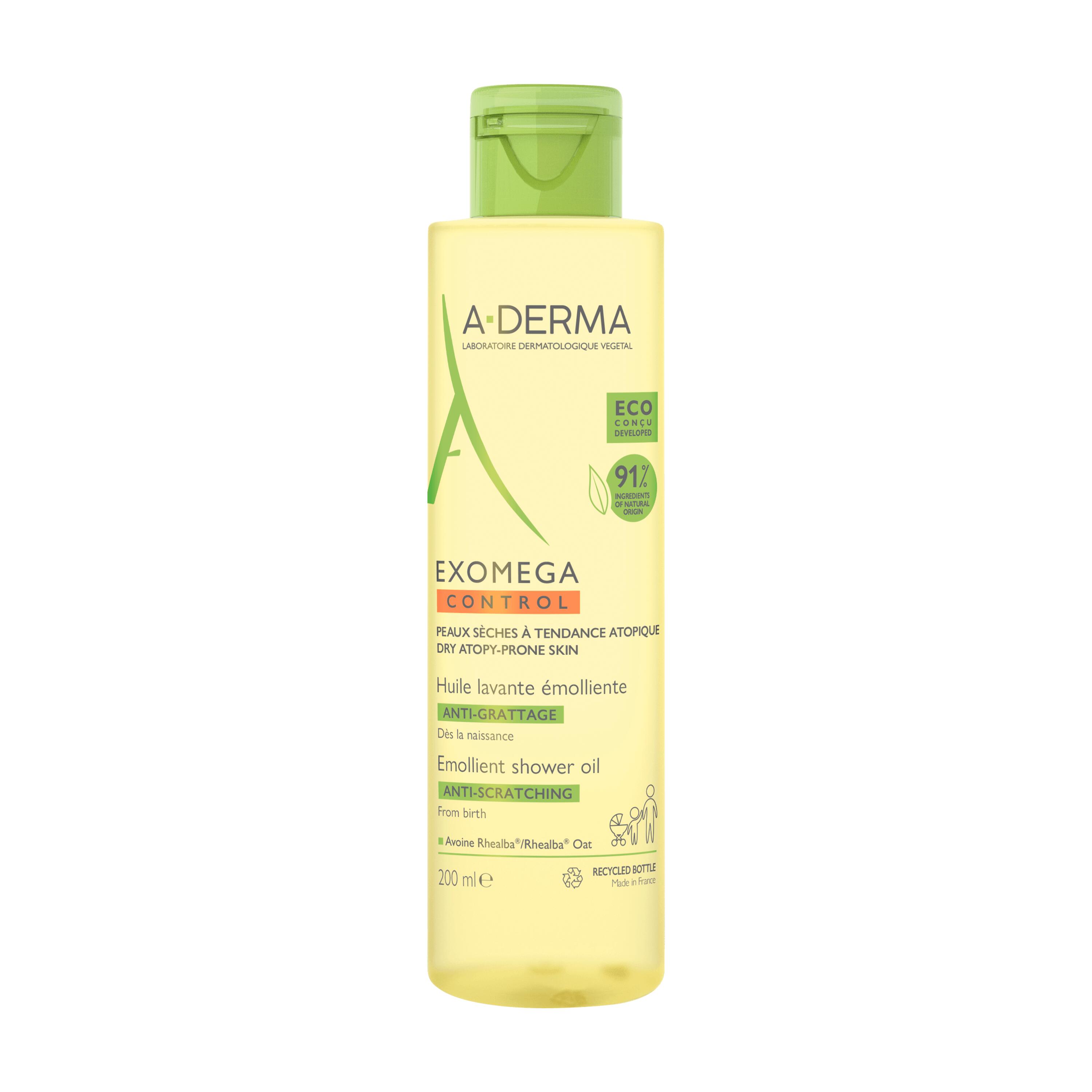 A-derma Exomega Control Olio emolliente lavante 200ml