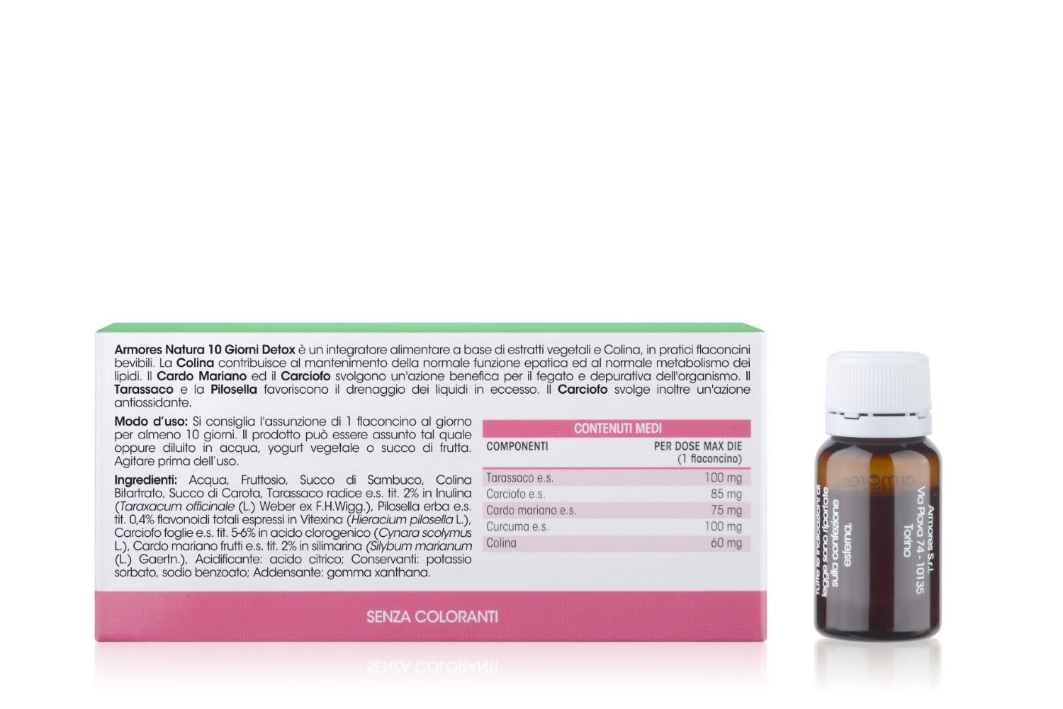 image - 942844224 - Armores Natura Integratore Depurativo 10 Giorni Detox 10ml 10 flaconcini - 4725603_4.jpg