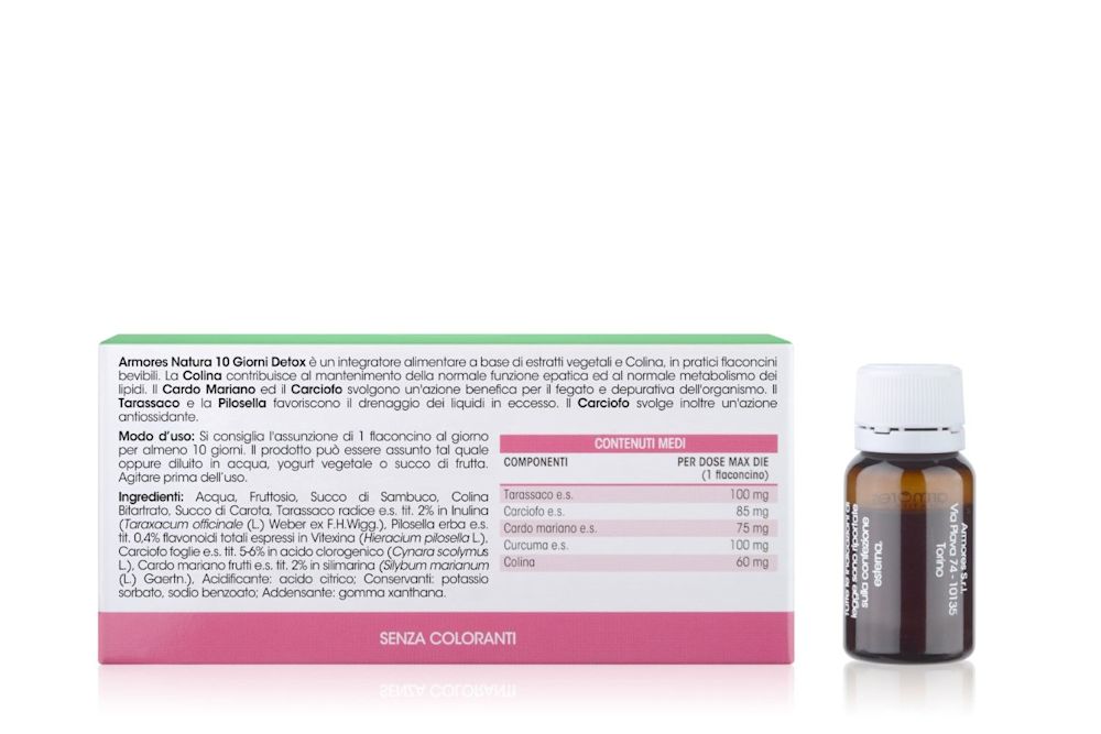 942844224 - Armores Natura Integratore Depurativo 10 Giorni Detox 10ml 10 flaconcini - 4725603_4.jpg