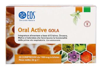 Eos Oral Active Gola 1100mg Integratore 20 Compresse