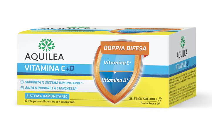 Aquilea Vitamina C+d Integratore 28 Bustine Stick