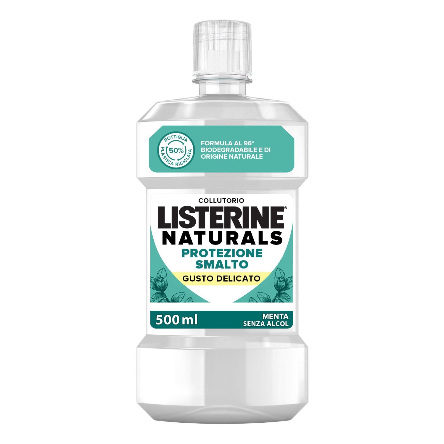 Listerine Naturals Protezione Smalto Collutorio 500ml