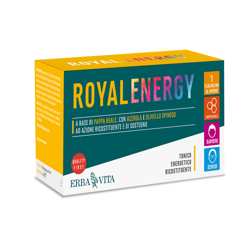 Erba Vita Royal Energy Integratore Tonico 10 Flaconi