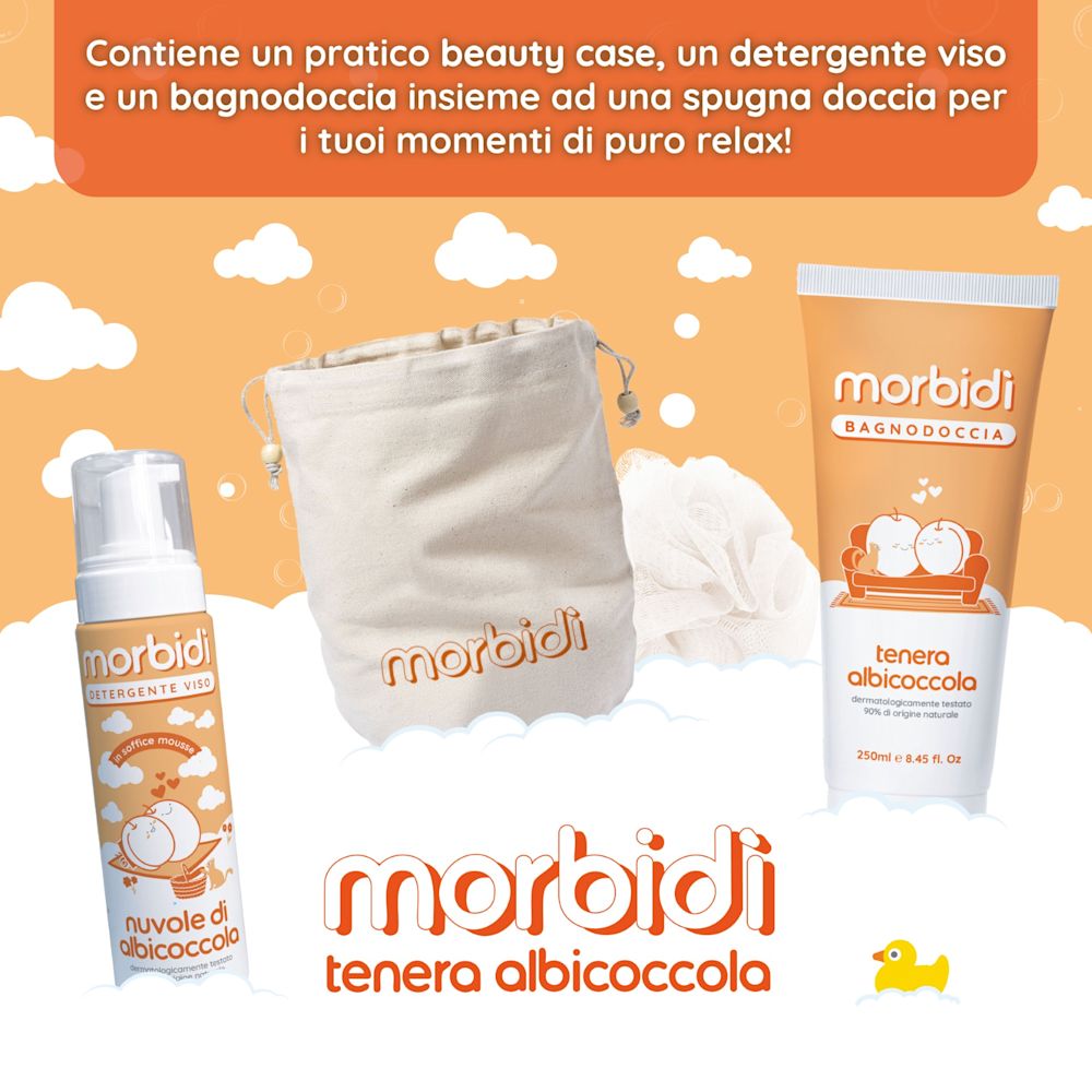 image - 951223890 - MORBIDI' REGALO KIT ALBICOCCOLA 1 BAGNODOCCIA + 1 MOUSSE + 1 SPUGNA + 1 BEAUTY - 4849974_3.jpg