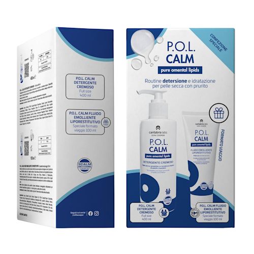 image - 989929207 - POL CALM DETERGENTE CREMOSO 400 ML + POL CALM FLUIDO EMOLLIENTE LIPORESTITUTIVO 100 ML - 4817464_2.jpg