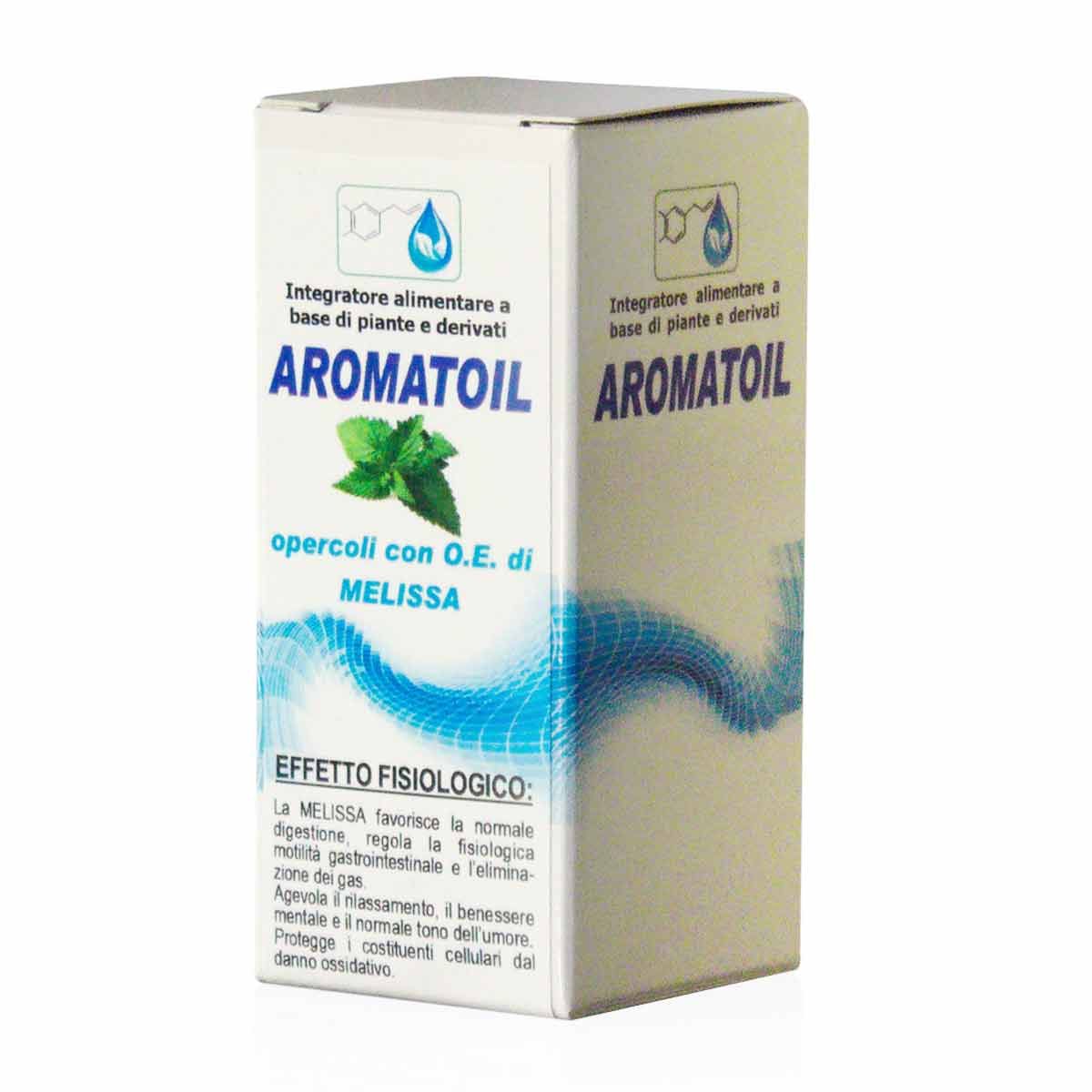 Aromatoil Melissa Integratore Gas Intestinali 50 Opercoli