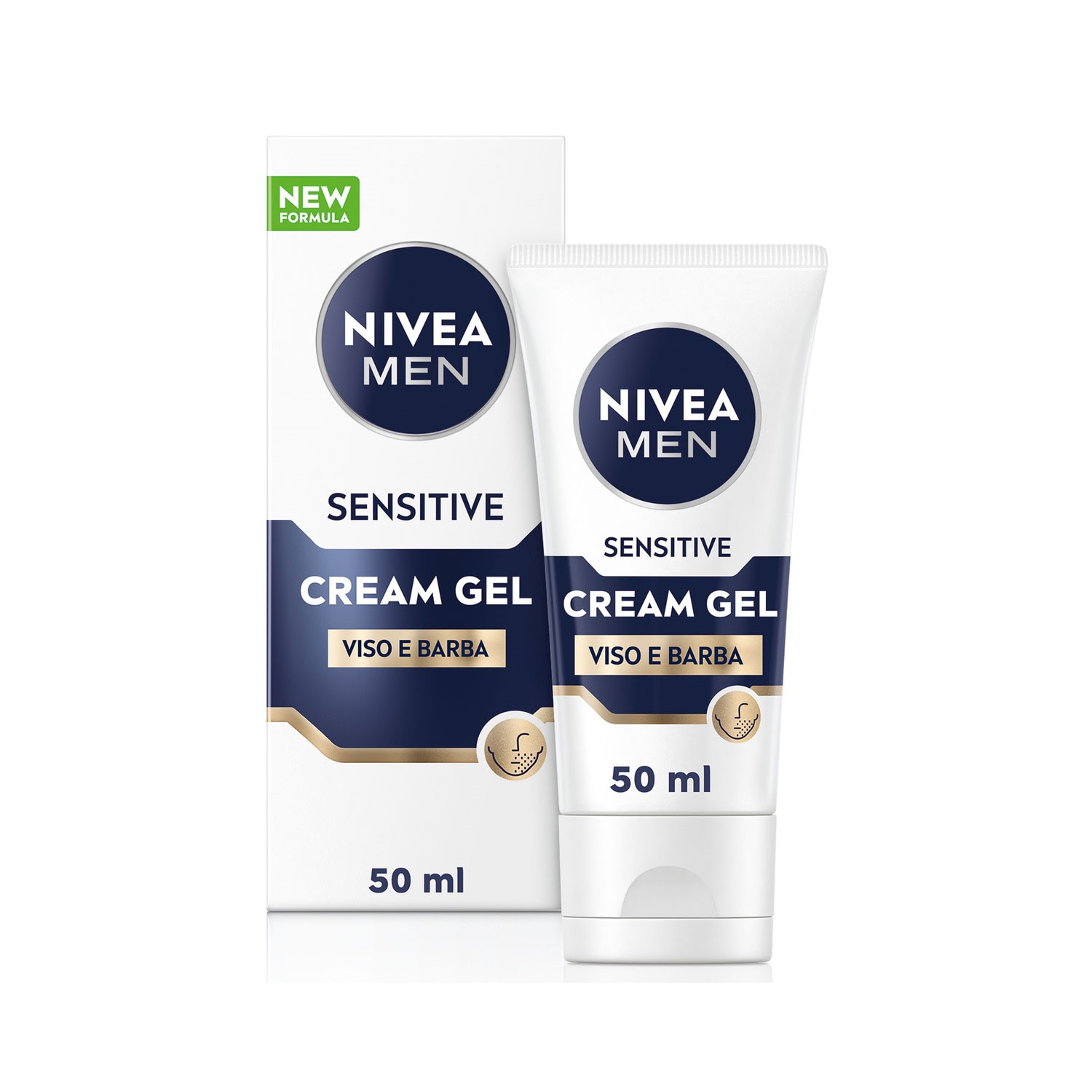 Nivea Men Sensitive Cream Gel Viso E Barba 50ml